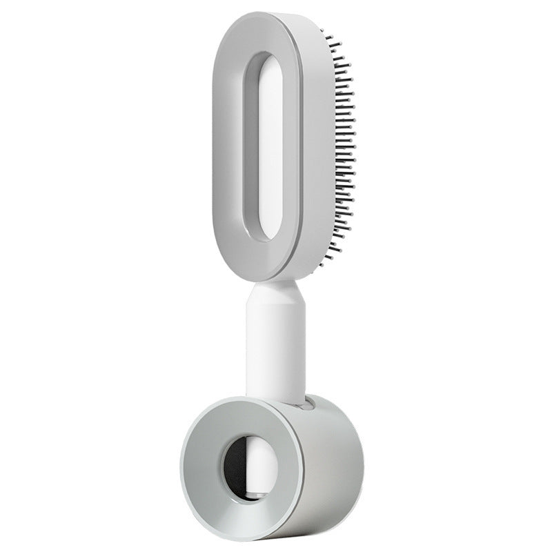 SelenoraBeauty™ Self-Cleaning Hair Brush – 3D Air Cushion Scalp Massage Comb | One-Click Hair Removal, Anti-Static, Pain-Free Detangling Brush for All Hair Types