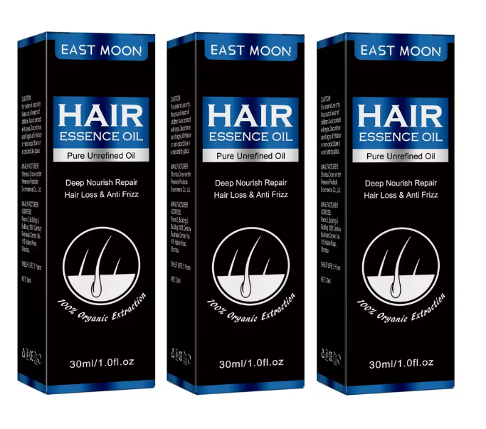 SelenoraBeauty™ East Moon Men’s Dense Hair Serum – Vitamin E Hair Growth Oil | Strengthening, Anti-Hair Loss, Scalp Repair & Moisturizing Treatment (30ml)