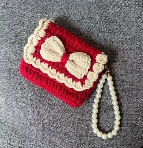 Kawaii Crochet Mini Bags & Charms – Fruity, Floral & Fun