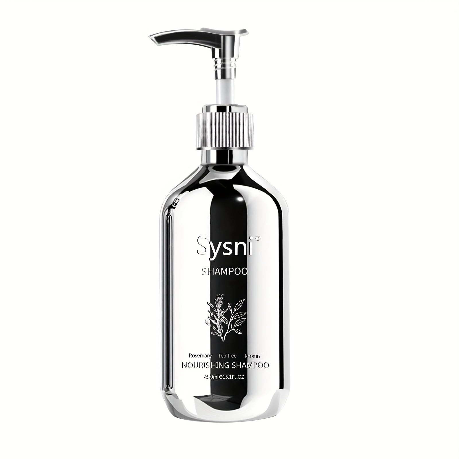 SelenoraBeauty™ Sysni Organic Rosemary & Tea Tree Keratin Shampoo – Strengthening, Nourishing & Hair Growth Formula (Anti-Dandruff & Damage Repair)