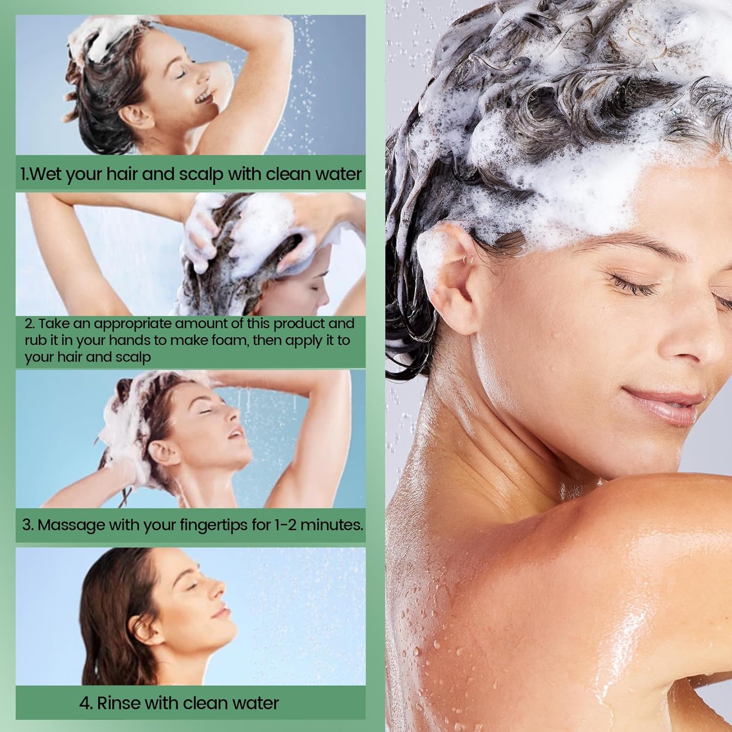 SelenoraBeauty™ Sysni Organic Rosemary & Tea Tree Keratin Shampoo – Strengthening, Nourishing & Hair Growth Formula (Anti-Dandruff & Damage Repair)