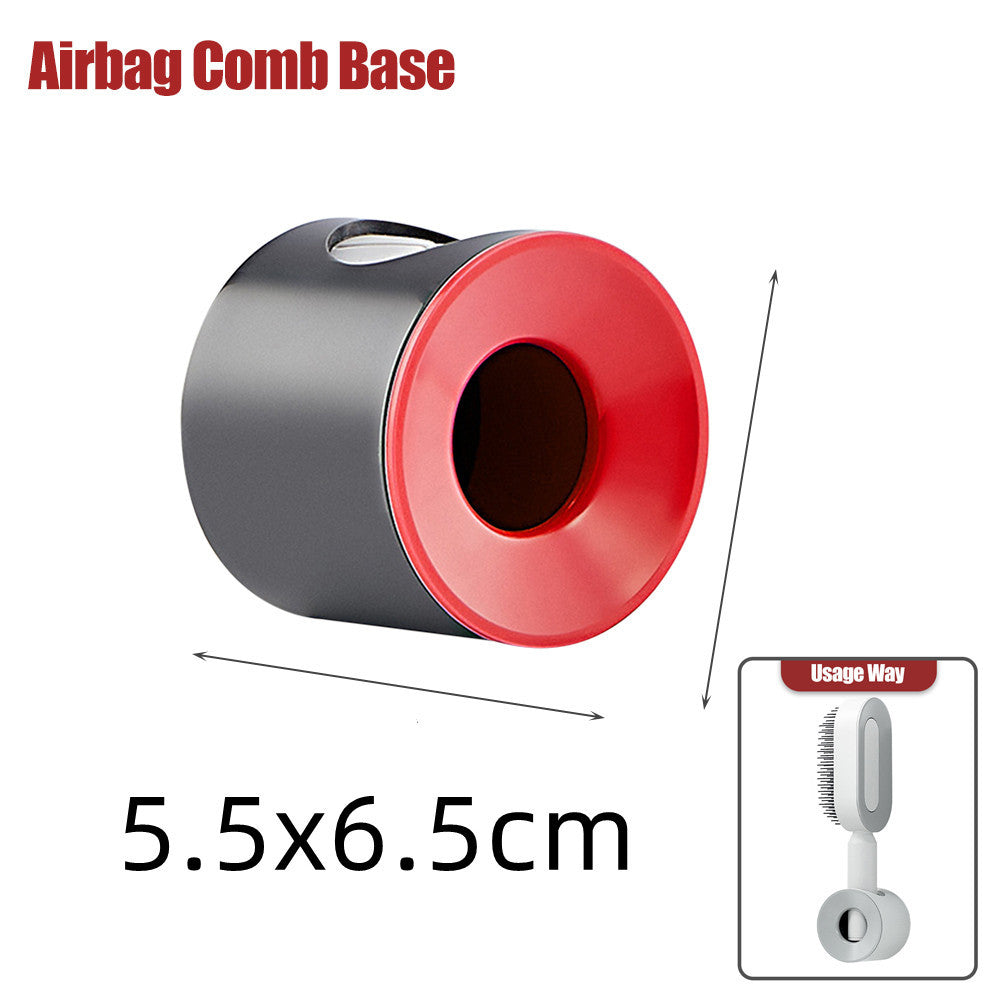 SelenoraBeauty™ Self-Cleaning Hair Brush – 3D Air Cushion Scalp Massage Comb | One-Click Hair Removal, Anti-Static, Pain-Free Detangling Brush for All Hair Types