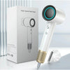 White Powerful Ionic Hair Dryer Kit With Aromatic Hair Care Serum 1 Set